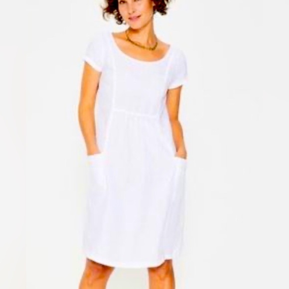 Boden Dresses & Skirts - Nwt Boden Alberta Dress White 100% Linen 16